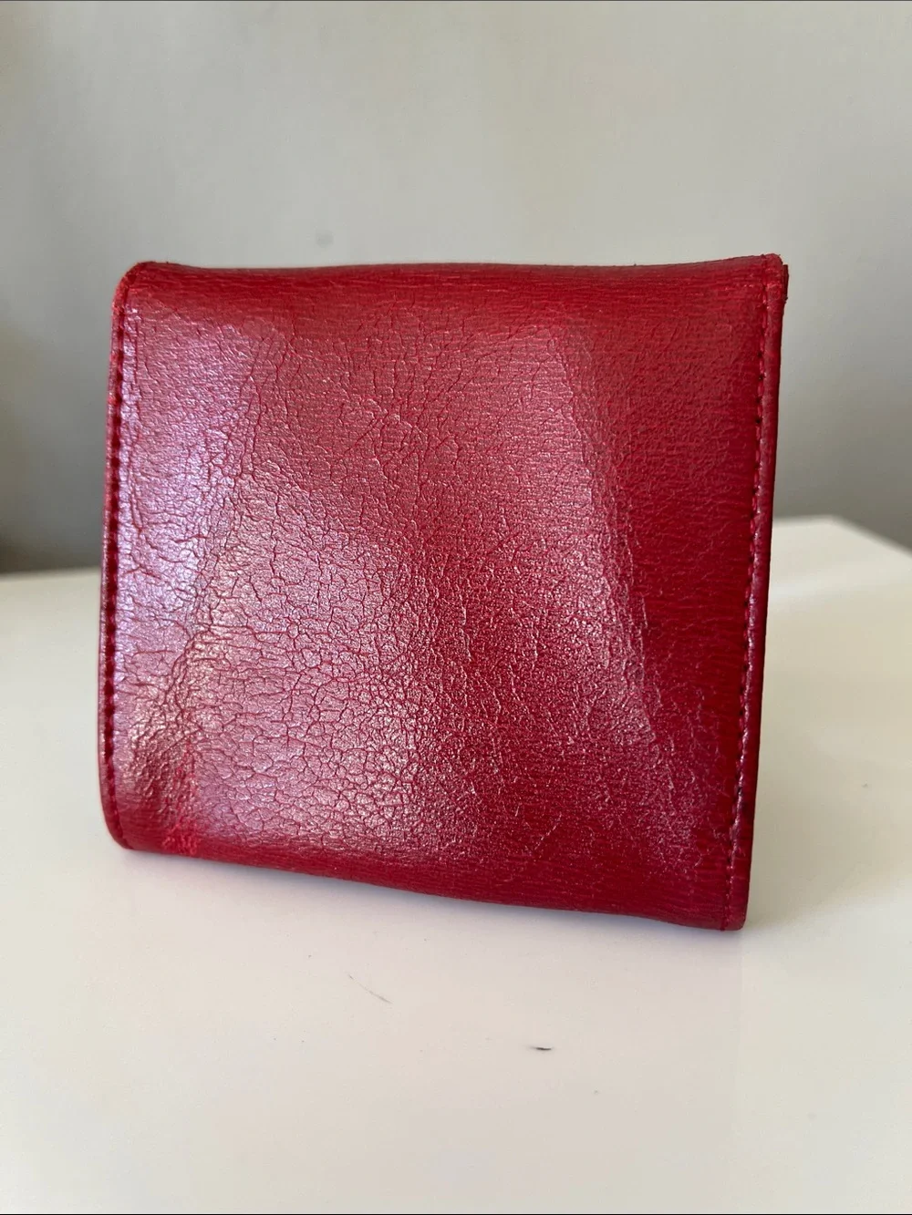 Mandarina Duck Hera Leather Card Holder Small Wallet Italy